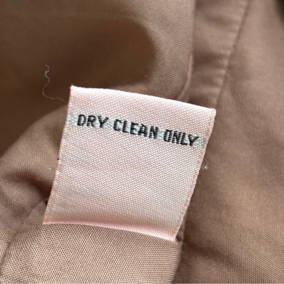 Philip Decaprio Designer Floral Maxi Halter Cotton Dress in Red and Tan Size 10 - Picture 10 of 11